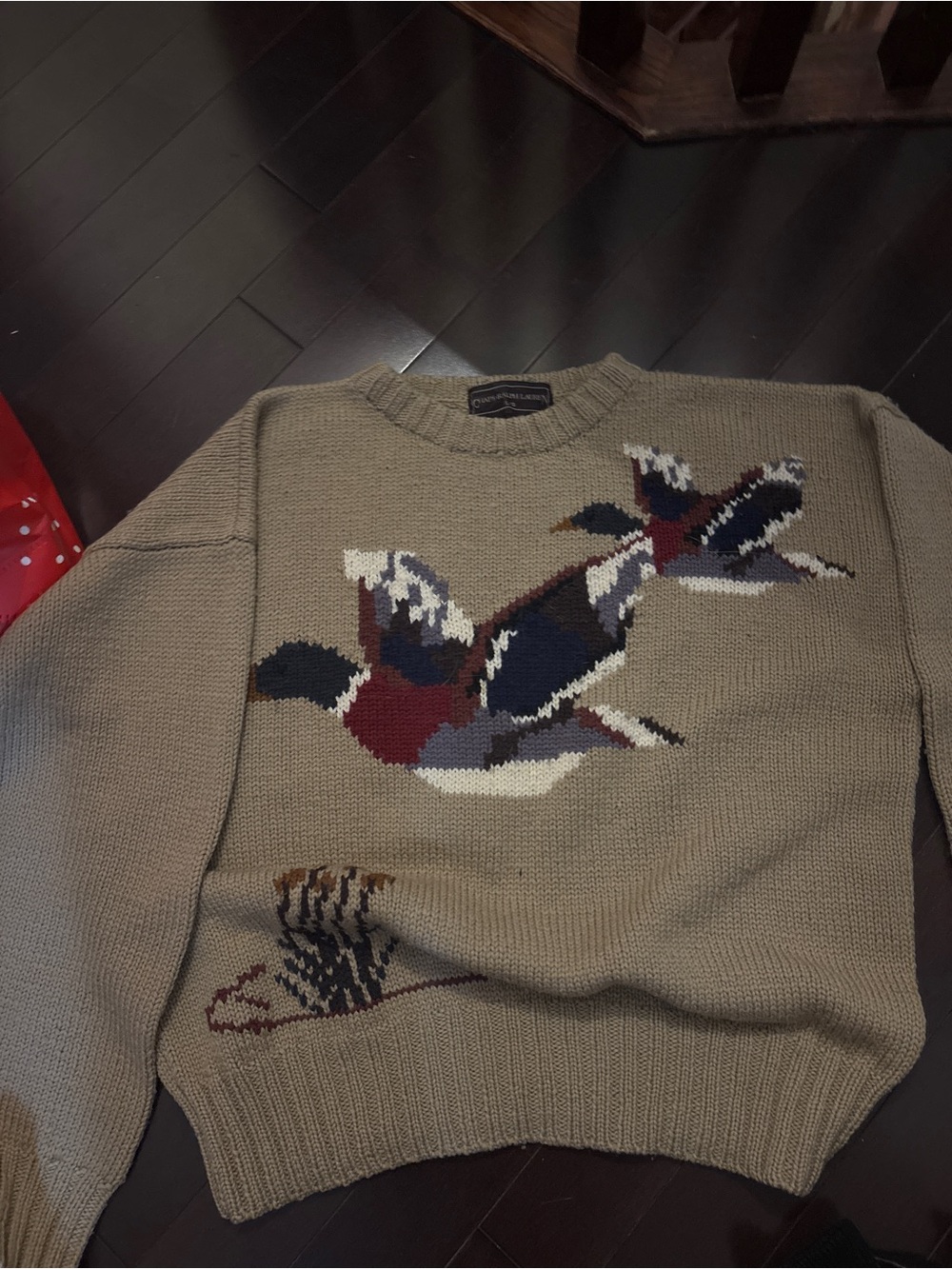 Rare Ralph Lauren x Champs Knitted Duck Sweater